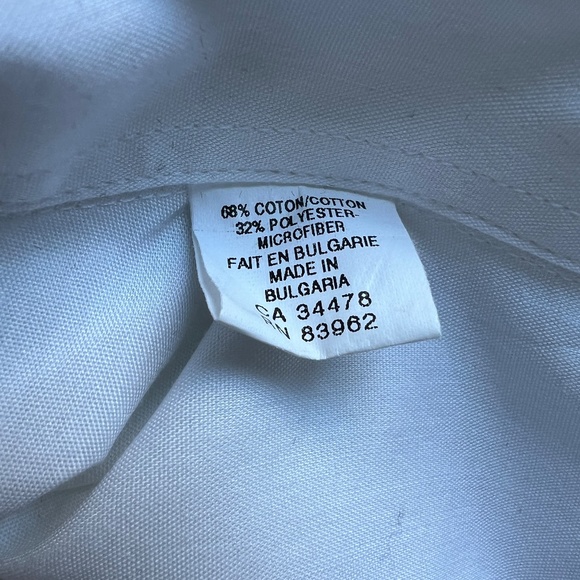 Horst - White Button Down Long Sleeve Shirt - Picture 7 of 7